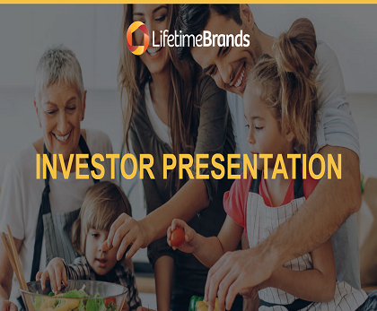 Lifetime Brands Investor Presentation – March 2023
